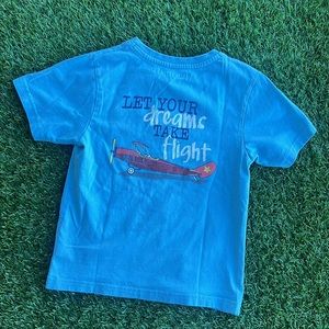 Rugged Butts Take Flight Signature Pocket Tee Shirt Blue Size 4T / 5